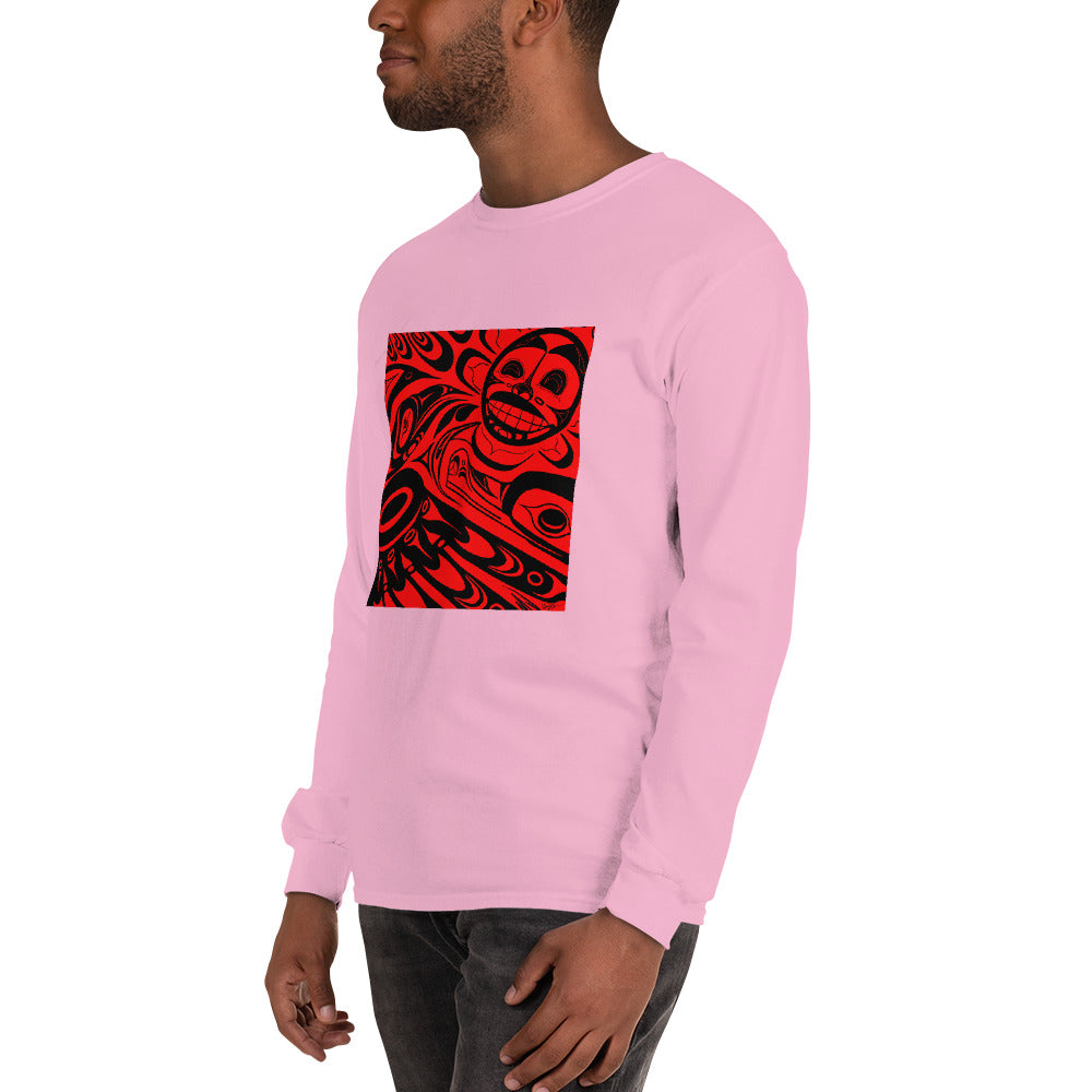 "Raven Steals the Sun" Men’s Long Sleeve Shirt