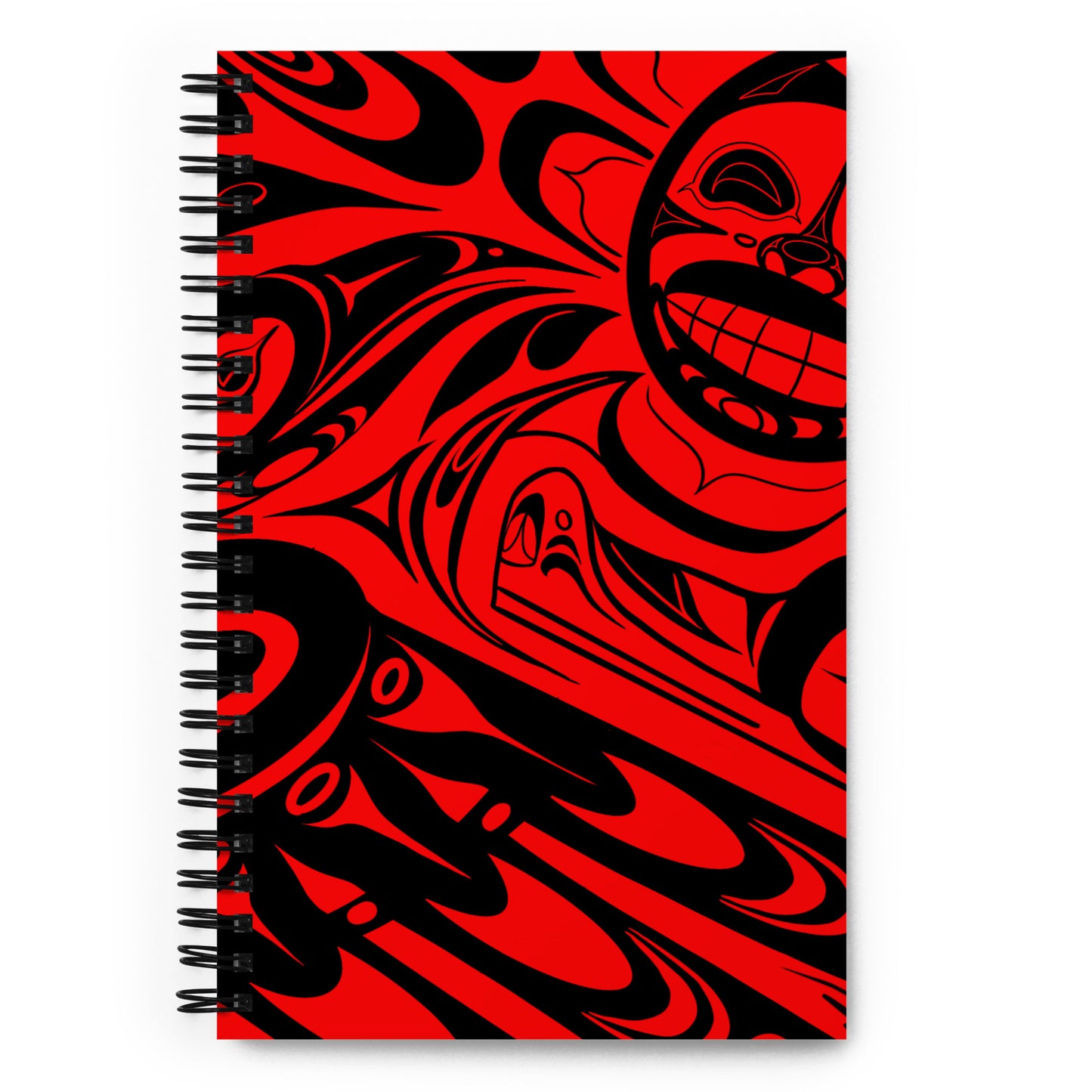 "Raven Steals the Sun" Spiral notebook