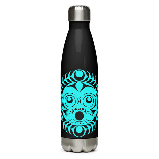 "Sun Mask" Stainless steel water bottle