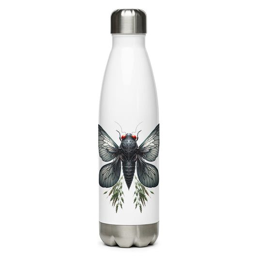 "Cicada Broods" Stainless steel water bottle