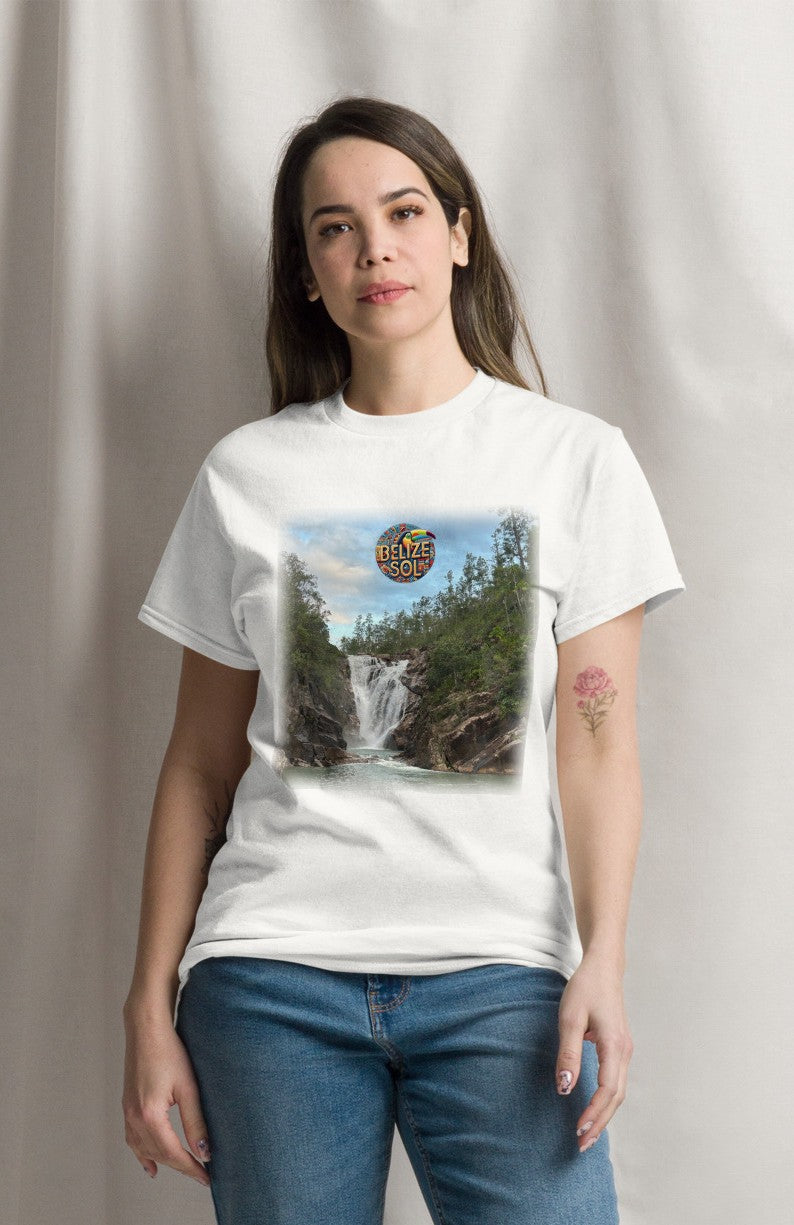 "Roberto's Big Rock Falls" Unisex classic tee