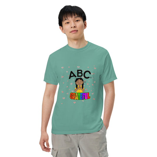 "ABC's" Unisex garment-dyed heavyweight t-shirt