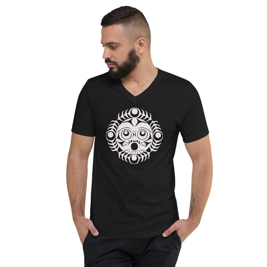 Unisex Short Sleeve V-Neck T-Shirt