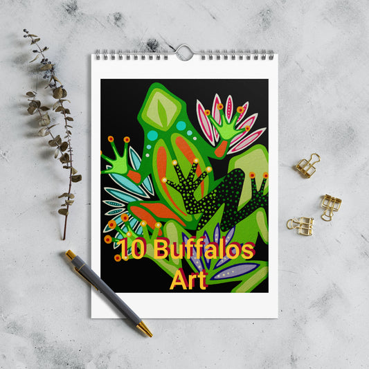 "10 Buffalos Art" Wall calendar (2025)