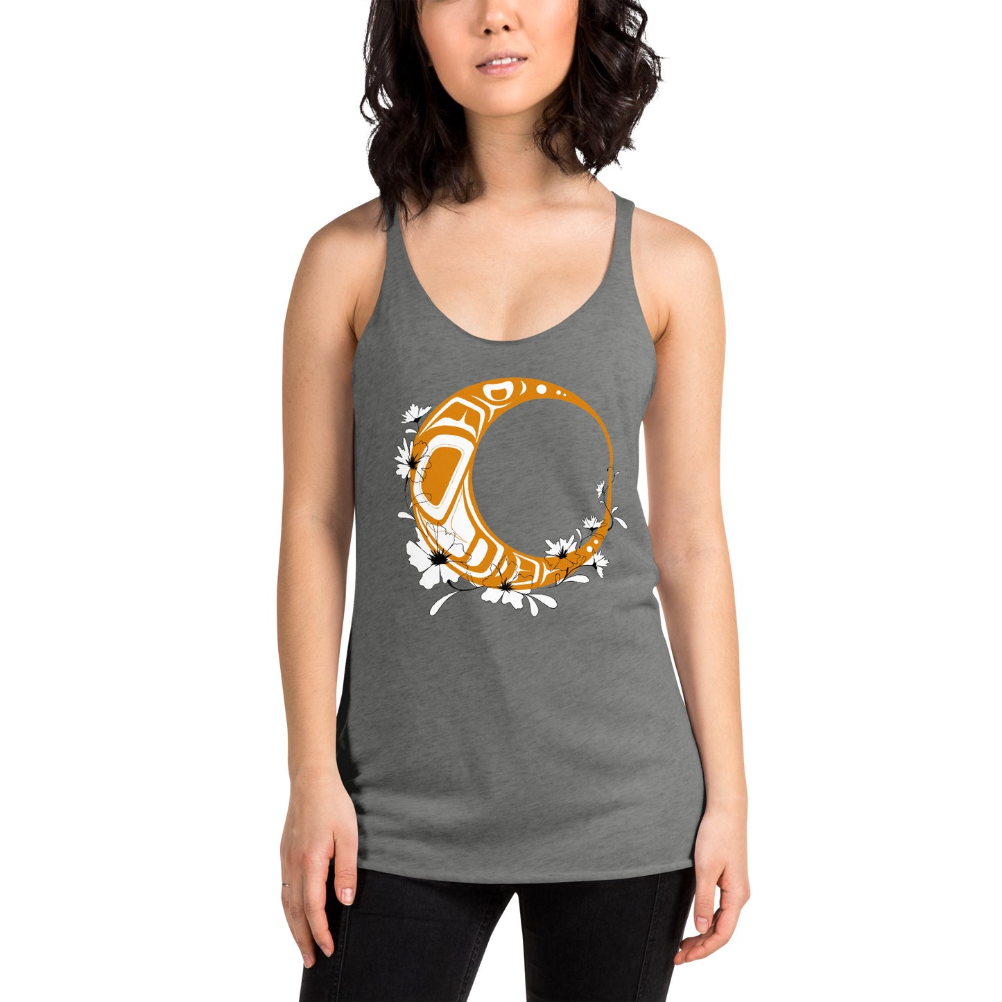 "Flower Moon" Women's Racerback Tank